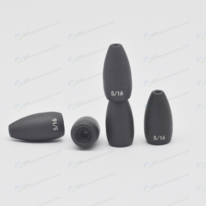 Vente en gros Poids en tungstène noir anodisé sans copeaux Poids de pêche Plombs en tungstène - Product Image 6