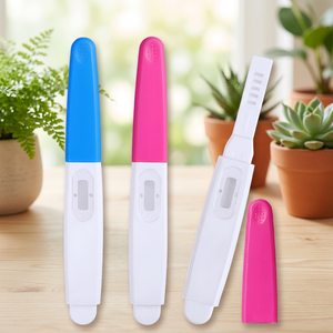 HCG Schwangerschaftstest Cesstte Karten-Test Urin-Test Manueller <span class=keywords><strong>Selbsttest</strong></span> 2-5 Minuten Ergebnis 99,96% Genauigkeit - Product Image 1
