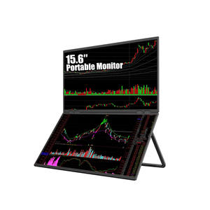 OEM Écran LCD double pliable 15,6 pouces FHD IPS Extend LED 1080P pour usage professionnel compatible avec PS5/PC/Tablette/Wins Large compatibilité Ordinateur portable - Product Image 1