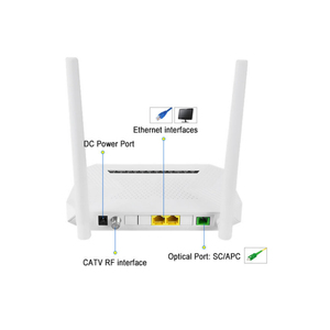 Catcast HPR2102XR WIFI Optical ONU 2.4G 1Ge 1Fe GPON Epon Xpon Router CATV AC CE FCC รับรองมาตรฐาน รับประกัน 5 ปี รองรับหลาย SSID - Product Image 2