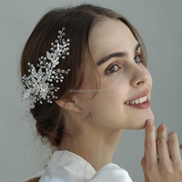 Pinces à cheveux de mariage en PU Pince à cheveux de mariée en cristal vintage