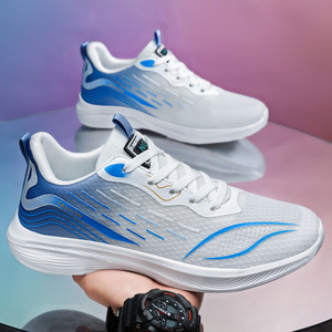 Zapatillas deportivas casuales ultraligeras para hombre, con absorción de impactos, transpirables, de malla, antiolor, para correr. - Product Image 5