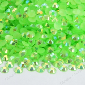 Oleeya Usine En Gros Ss6-ss30 Toutes Tailles Jelly Flatback Pierres Cristal AB Résine Strass pour Artisanat DIY Accessoires - Product Image 4