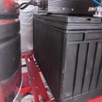 Distributeur d'eau automatique grande capacité 800G, système RO électrique solaire sur batterie, cartons, 1 an d'utilisation commerciale