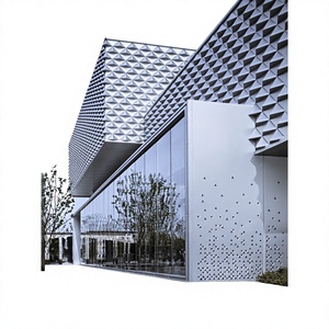 Paneles de Muro Cortina de Aluminio Contemporáneos con Recubrimiento en Polvo Anticorrosión para Exteriores de Edificios - Product Image 1
