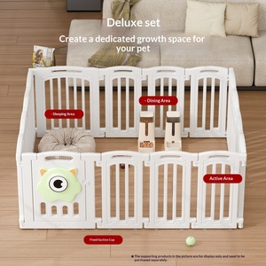 <span class=keywords><strong>2026</strong></span> Yeni Model Evcil Hayvan Kalemleri Malzemeleri İç Mekan Plastik Katlanabilir Kafes Ev Şeffaf Oyun Egzersiz Dinlenme Köpek Kedi Tavşan Çiti - Product Image 4