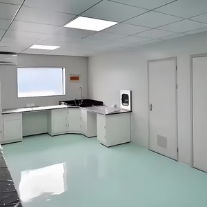 Ruang Bersih Laboratorium GMP ISO7 Desain Modular Turnkey Kelas 100-10000 Ruang Bersih Prefab untuk Industri Elektronik - Product Image 1