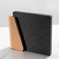 Groothandel Lege Kristallen Trofee met Houten Voet - Glazen Prijsplakette voor Lasergravering, Aangepaste Bedrijfsgeschenken
