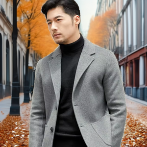 เสื้อแจ็คเก็ตวินเทจคุณภาพสูงสำหรับผู้ชาย สำหรับฤดูหนาว  รับสกรีนโลโก้  ปิดด้วยซิป  ผ้าฟลีซลายตารางอุ่นสบาย  ถักทออย่างเป็นมิตรต่อสิ่งแวดล้อม ระบายอากาศได้ดี  บุด้วยวัสดุอัดแน่น - Product Image 2