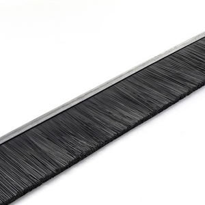 Industrial OEM Customized Size H-Type F-Type Wind-proof Dust-proof Bottom <strong>Door</strong> Sealing <strong>Brush</strong> Black Nylon <strong>Door</strong> <strong>Brush</strong> - Product Image 5