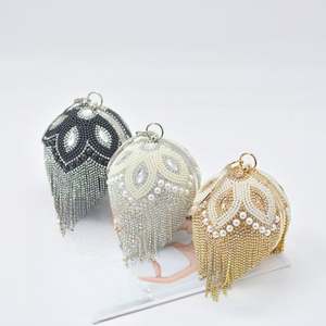 Borse Clutch Fatte a Mano con Diamanti, Borsetta con Cristalli a Forma di Animale per Donne, Borsa da Sera con Strass per Feste e Balli - Product Image 5