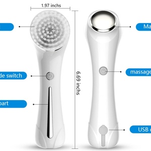 Professional EMS ION Facial Cleansing Spin Brushes Cleaning Face <b>Cleaner</b> Brush - Product Image 4