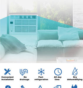 Btronics 6000btu <span class=keywords><strong>finestra</strong></span> di raffreddamento ac unit 0.5ton <span class=keywords><strong>finestra</strong></span> aria condizionata tutto in una parete combinata condizionatore d'aria di fabbrica per interni OEM - Product Image 6