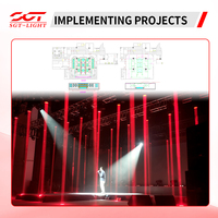 Proyector LED RGBWA de 18 Piezas y 30w, IP65 DMX512, de Aluminio, para Exteriores, Efecto de Iluminación de Pared, para Escenarios, Discotecas y Eventos