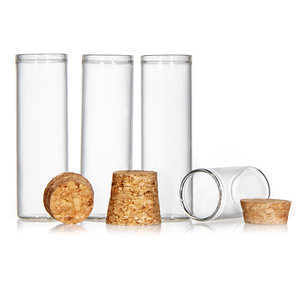 Bouteille <span class=keywords><strong>en</strong></span> <span class=keywords><strong>liège</strong></span> Flacons <span class=keywords><strong>en</strong></span> verre de 100ml Grand tube à essai avec <span class=keywords><strong>bouchon</strong></span> <span class=keywords><strong>en</strong></span> <span class=keywords><strong>liège</strong></span> <span class=keywords><strong>Diamètre</strong></span> de la bouteille de 47mm - Product Image 2