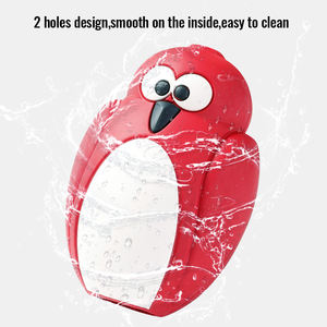 Truelove Durable pingüino en forma de goma Natural masticar perro dispensador de golosinas juguete ecológico fácil de limpiar accesorios para perros al por mayor - Product Image 3