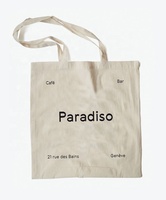 Sacs fourre-tout promotionnels personnalisés en toile de coton écologique avec logo imprimé sur mesure et motif à pois, sacs de courses réutilisables