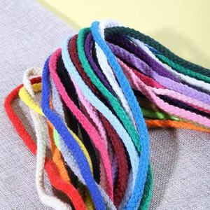 Tali Putar 8 Untai Kekuatan Tinggi 7mm 100% Katun untuk Sepatu, Tas, Pakaian, Tekstil Rumah - Product Image 5