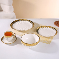 Vaisselle en céramique personnalisée avec ensemble de vaisselle, assiette, bol, tasse