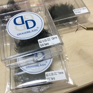 ขนตาปลอมสำหรับต่อขนตาหนา0.05มม. ทำด้วยมือ CC - Product Image 5