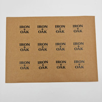 Étiquettes adhésives personnalisées avec logo imprimé - Papier kraft rond de haute qualité, anti-contrefaçon, imperméable, promotion, cadeau