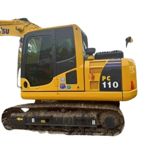 Excavadora sobre orugas pequeña usada Komatsu PC110 Maquinaria de alta calidad vendida a bajo precio - Product Image 1