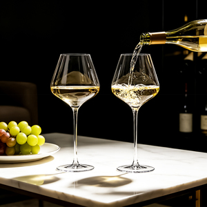 Copas de Vino Tinto de Tallo Largo con Logotipo Personalizado al por Mayor, Cristal Ultrafino sin Plomo, Capacidad de 16.91 oz, Regalo de Cumpleaños Perfecto, Ceremonial - Product Image 2