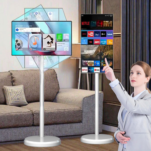 Téléviseur intelligent à écran tactile numérique 2025, écran intelligent, télévision 21,5 <span class=keywords><strong>pouces</strong></span>, blanc, écran tactile 10 points, téléviseur portable LCD, moniteur - Product Image 1