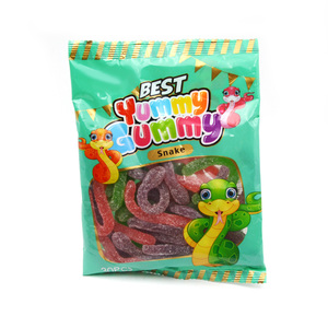 Étiquette privée personnalisée, saveur de fruits corail, serpent, bonbons gommes, 1 pièce - Product Image 2