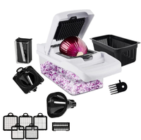 Hot Selling 22 1 Handmatige Mandoline Keuken Multi Cutter Pp Ui Dicer Vegetarische Snijmachine Groente Chopper Voor Fruit Groenten