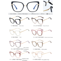 MS 95280 Haute Qualité Métal Lumière Bleue Monture Optique Femmes Monture de Lunettes Optique Logo Personnalisé