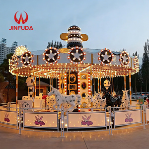 Manège pour enfants, équipement de parc d'attractions, carrousel à 16 places, carrousel à chevaux Mary Merry <span class=keywords><strong>Go</strong></span> Round, à vendre - Product Image 5