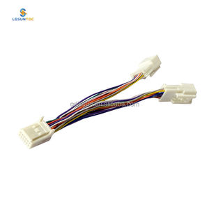 Lesun 사용자 정의 차량 디스크 1/2 변환 케이블 조립 상자 케이블 도요타 와이어 하네스 자동차 자동차 배선 하네스 - Product Image 5