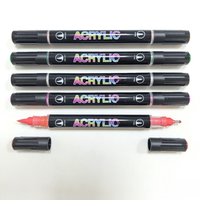 Bestationery – Marqueurs liquides professionnels pour l'art, double pointe, peinture acrylique, stylos pinceaux, ensemble de 72 couleurs