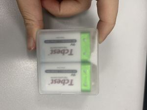 친환경 고출력 9V 1000mAh 충전식 리튬 이온 배터리 녹색 Type-C 직사각형 리튬 이온 배터리 - Product Image 4