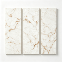 Dalles de porcelaine blanches brillantes de qualité AB 1200x2400x9mm, grandes dalles pour la décoration des murs et des sols