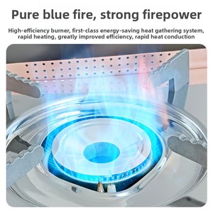 Réchaud à cassette portable Mingju Yang, nouveau modèle, pour extérieur, à <span class=keywords><strong>gaz</strong></span> butane, structure divisée, déflecteur de vent, protection anti-extinction de flamme, tourbillonnage interne - Product Image 2