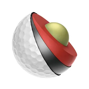 Groothandel 2/3/4 Laag Golfballen Custom Toernooi Duurzame Afstand Professionele Golfbal Afdrukken