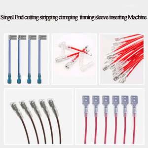 Machine automatique de sertissage de cosses de bouchons à positions multiples avec machine à dénuder les fils et à tremper l'étain - Product Image 5