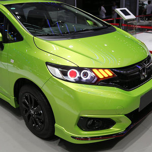 FT luci auto per fari <span class=keywords><strong>Honda</strong></span> Fit <span class=keywords><strong>Jazz</strong></span> GK5 2014-2020 LED Projetor luce diurna luce di marcia accessori automobilistici - Product Image 3