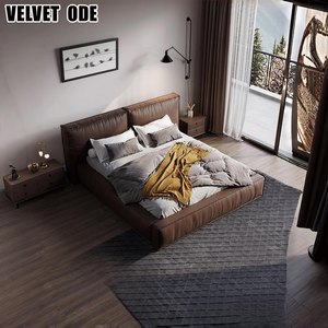 Modern King Size Leather <strong>Bed</strong> Comfortable and Luxurious Bedroom Furniture with Storage New Design Soft <strong>Beauty</strong> <strong>Bed</strong> for Home - Product Image 3