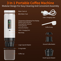 Cafetière portable à chauffage rapide, grande capacité, alimentée par USB et batterie, pour hôtel, usage extérieur, pique-nique, pêche, bateau, glamping