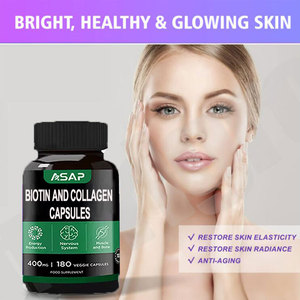 Cabello Piel y Uñas Biotina Colágeno Queratina Vitamina C Suplemento Champú Biotina y Colágeno Cápsulas - Product Image 3