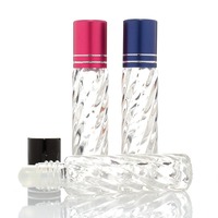Flacon de parfum à bille en verre 4ml 5ml 10ml vide rechargeable pour huile essentielle et parfum