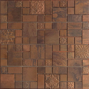 Foshan della presa di fabbrica di <span class=keywords><strong>rame</strong></span> antico del metallo mattonelle di mosaico della parete - Product Image 3