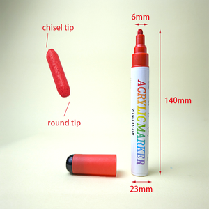 Bán Buôn Vĩnh Viễn Nước Dựa Trên Mực Sơn Đánh Dấu Nước Bằng Chứng Acrylic Đánh Dấu Bút Thiết Lập Dễ Dàng Sử Dụng Trên Giấy 6Mm Chiều Rộng Viết - Product Image 2