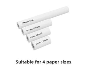 Impresora Térmica Portátil <span class=keywords><strong>A4</strong></span>, USB, Inalámbrica, Herramienta de Estudio y Asistente de Oficina, Impresora Doméstica - Product Image 4