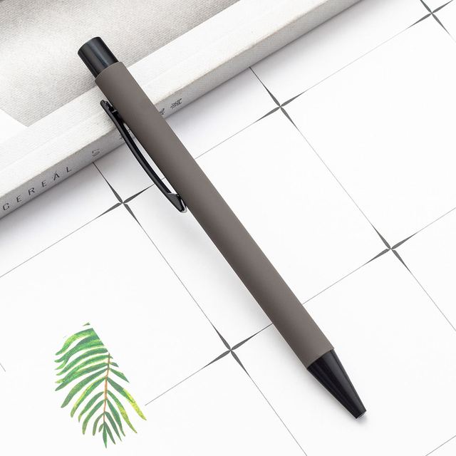 High Quality Simple Style Metal Ballpoint Pen Press and Write Smoothly 1.0mm Width for Office and Study