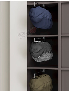 Haute qualité rétractable armoire cintre tige montage supérieur pousser tirer matériel accessoires pour cuisine salle à manger hôtel garde-robe - Product Image 5