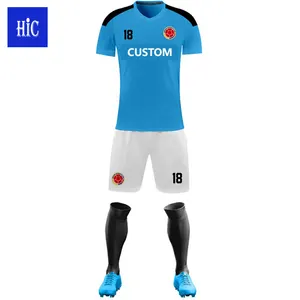 HIC Custom Special Offer Football Uniform Customized Cheap Soccer Jersey Set jersey 2021 new sweatsuit
